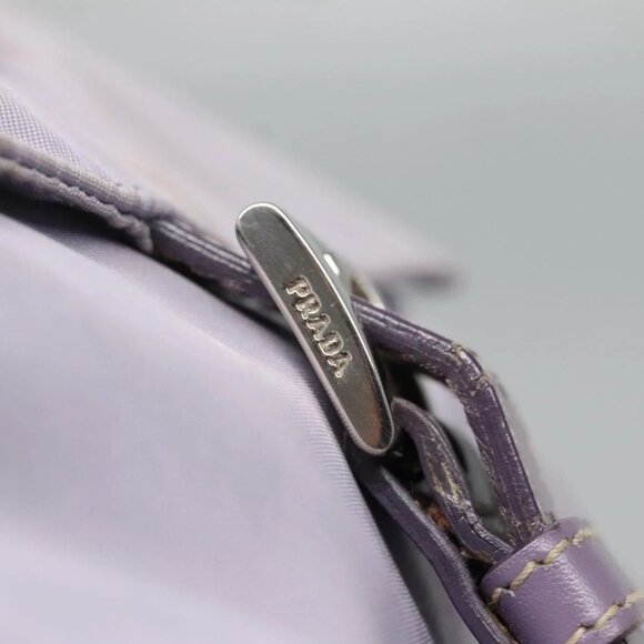 PRADA Shoulder Bag Nylon Purple Silver Auth ti3319 - Picture 7 of 16